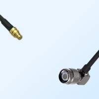 SMP/Female - TNC/Male Right Angle Coaxial Jumper Cable