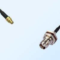 SMP/Female - TNC/Bulkhead Female with O-Ring Coaxial Jumper Cable