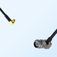 SMP/Female Right Angle - TNC/Male Right Angle Coaxial Jumper Cable