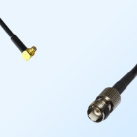 SMP/Female Right Angle - TNC/Female Coaxial Jumper Cable