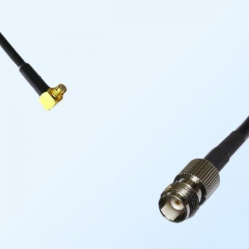 SMP/Female Right Angle - TNC/Female Coaxial Jumper Cable