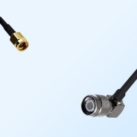 SSMA/Male - TNC/Male Right Angle Coaxial Jumper Cable