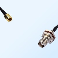 SSMA/Male - TNC/Bulkhead Female with O-Ring Coaxial Jumper Cable