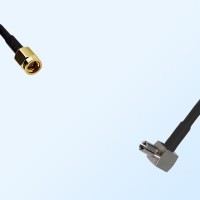 SSMA/Male - TS9/Male Right Angle Coaxial Jumper Cable
