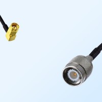 SSMA/Male Right Angle - TNC/Male Coaxial Jumper Cable