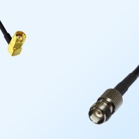 SSMA/Male Right Angle - TNC/Female Coaxial Jumper Cable