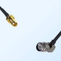 SSMA Female - TNC Male Right Angle Coaxial Cable Assemblies