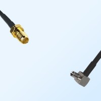 SSMA Female - TS9 Male Right Angle Coaxial Cable Assemblies