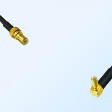 SSMB/Male - SSMB/Male Right Angle Coaxial Jumper Cable