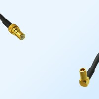 SSMB/Male - SSMB/Female Right Angle Coaxial Jumper Cable