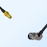 SSMB/Male - TNC/Male Right Angle Coaxial Jumper Cable