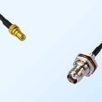 SSMB/Male - TNC/Bulkhead Female with O-Ring Coaxial Jumper Cable