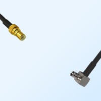 SSMB/Male - TS9/Male Right Angle Coaxial Jumper Cable