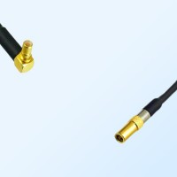 SSMB/Male Right Angle - SSMB/Female Coaxial Jumper Cable