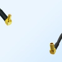 SSMB/Male Right Angle - SSMB/Female Right Angle Coaxial Jumper Cable