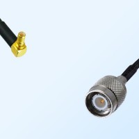 SSMB/Male Right Angle - TNC/Male Coaxial Jumper Cable