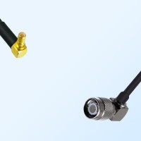 SSMB/Male Right Angle - TNC/Male Right Angle Coaxial Jumper Cable