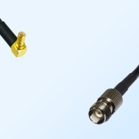 SSMB/Male Right Angle - TNC/Female Coaxial Jumper Cable