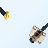 TNC Female 4 Hole - SSMB Male Right Angle Coaxial Cable Assemblies