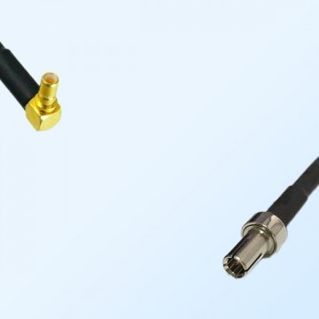 SSMB/Male Right Angle - TS9/Male Coaxial Jumper Cable