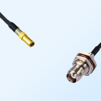 SSMB/Female - TNC/Bulkhead Female with O-Ring Coaxial Jumper Cable