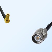 SSMB/Female Right Angle - TNC/Male Coaxial Jumper Cable