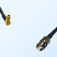 SSMB/Female Right Angle - TNC/Female Coaxial Jumper Cable