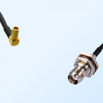 SSMB/Female R/A - TNC/Bulkhead Female with O-Ring Coaxial Jumper Cable