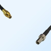 TS9/Male - SSMC/Male Coaxial Jumper Cable