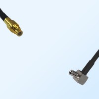 TS9/Male Right Angle - SSMC/Male Coaxial Jumper Cable