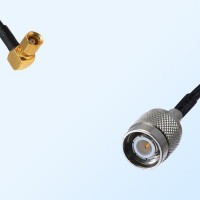 TNC/Male - SSMC/Female Right Angle Coaxial Jumper Cable