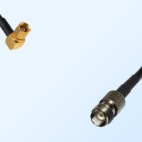 TNC/Female - SSMC/Female Right Angle Coaxial Jumper Cable