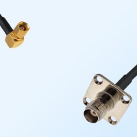 TNC Female 4 Hole - SSMC Female Right Angle Coaxial Cable Assemblies