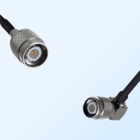 TNC/Male - TNC/Male Right Angle Coaxial Jumper Cable