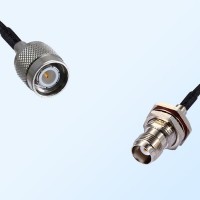 TNC/Male - TNC/Bulkhead Female with O-Ring Coaxial Jumper Cable