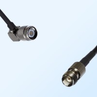 TNC/Male Right Angle - TNC/Female Coaxial Jumper Cable