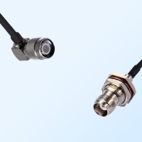 TNC/Male R/A - TNC/Bulkhead Female with O-Ring Coaxial Jumper Cable