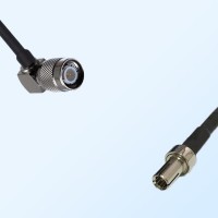 TNC/Male Right Angle - TS9/Male Coaxial Jumper Cable