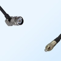 TNC/Male Right Angle - TS9/Female Coaxial Jumper Cable