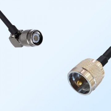 TNC/Male Right Angle - UHF/Male Coaxial Jumper Cable