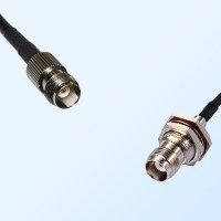 TNC/Female - TNC/Bulkhead Female with O-Ring Coaxial Jumper Cable