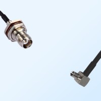 TNC/Bulkhead Female with O-Ring - TS9/Male R/A Coaxial Jumper Cable