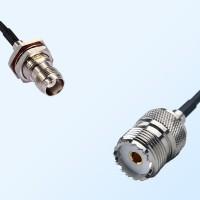 TNC/Bulkhead Female with O-Ring - UHF/Female Coaxial Jumper Cable