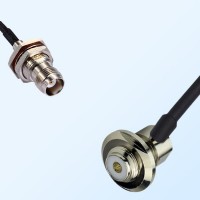 TNC/Bulkhead Female with O-Ring - UHF/Bulkhead Female R/A Cable