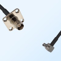 TNC Female 4 Hole - TS9 Male Right Angle Coaxial Cable Assemblies