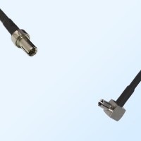 TS9 Male - TS9 Male Right Angle Coaxial Cable Assemblies