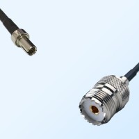 TS9/Male - UHF/Female Coaxial Jumper Cable