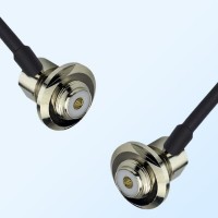UHF/Bulkhead Female R/A - UHF/Bulkhead Female R/A Coaxial Jumper Cable